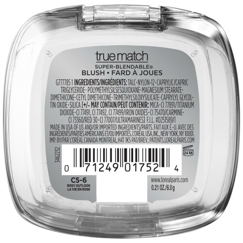 L’Oréal Paris L'Oreal Paris True Match Super-Blendable Ρουζ, Rosy Outlook, 0.21 Oz (Η συσκευασία μπορεί να διαφέρει) 1