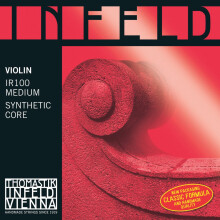 Zestaw strun do skrzypiec Thomastik-Infeld IR100 Infeld Red w rozmiarze 4/4