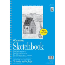 Strathmore STR- 30 vel spiraal schetsboek voor kinderen 12"""" 12 bij 12""""