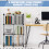 (6-cube) Cube Wire Storage Shelves, Versatile DIY Bookcase and Shelving Unit 9