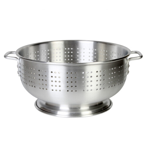 Bosch Thunder Group   8 Quart Heavy Duty Aluminum Colander  Commercial Pasta Strainer