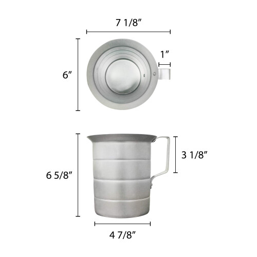 Bosch Thunder Group Mätkopp, 2 Quart, Silver 1