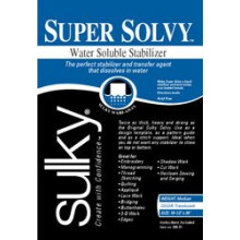 Sulky Super Solvy Water Soluble Stabilizer  19.5"""" X 25 yd.  White