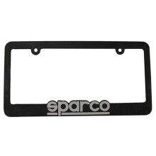 Sparco SP099Frame Plastik nummerplade ramme sort