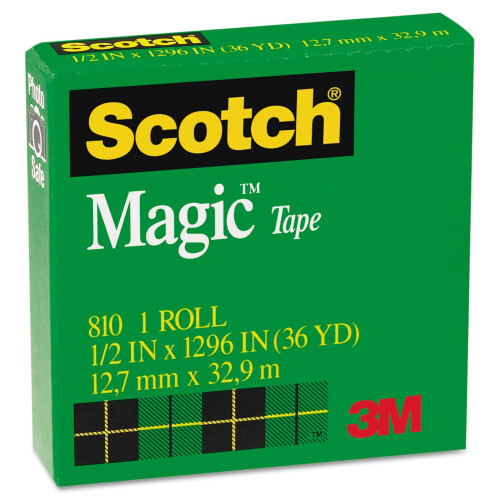 Scotch Cinta Scotch Magic, 1 Rollo, 1/2" x 1296 1