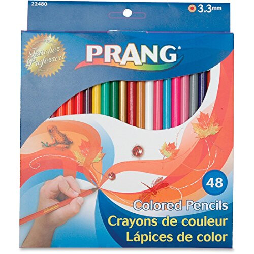 Dixon Prang - Μολύβια Χρωματιστά Ξύλινα, 3.3 mm, 48 Χρώματα/Σετ 1