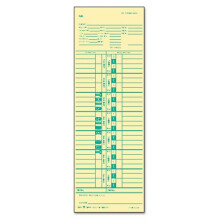 o Tops Business Forms o - Tijdkaart wekelijks 3-1/2""""x10-1/2"""" 500 stuks Manilla