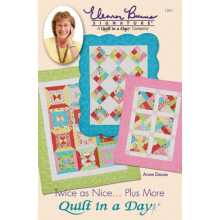 Quilt in a Day Twice as Nice Quilt Pattern