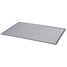 American Metalcraft 18744 Ecran de pizza din aluminiu dreptunghiular de 24 """" la?ime de argint