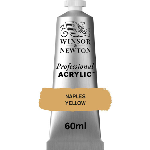Winsor & Newton Επαγγελματική Ακρυλική Πάστα, 60ml (2-oz) Σωλήνας, Κίτρινο Νάπολη