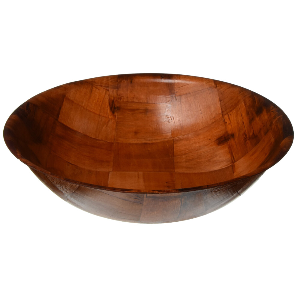 Winco WWB-12 12"" Woven Wood Salad Bowl-image-OPC-PFPNX56-NEW