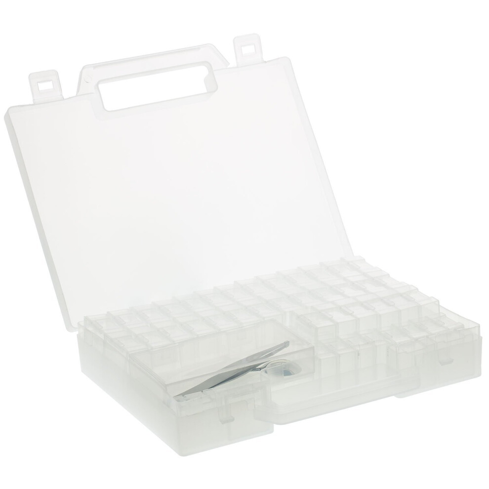 Der Beadsmith Bead Organizer Tragekoffer 55-Teiliges Set Mit Herausnehmbarem-image