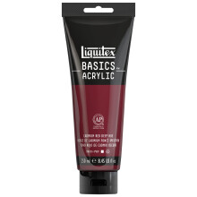 BAZURI LIKITEX PINGURA ACRYLICA 250 ml Tube Cadmiu Red nuan?a profunda 8,45 FL Oz (pachet de 1)