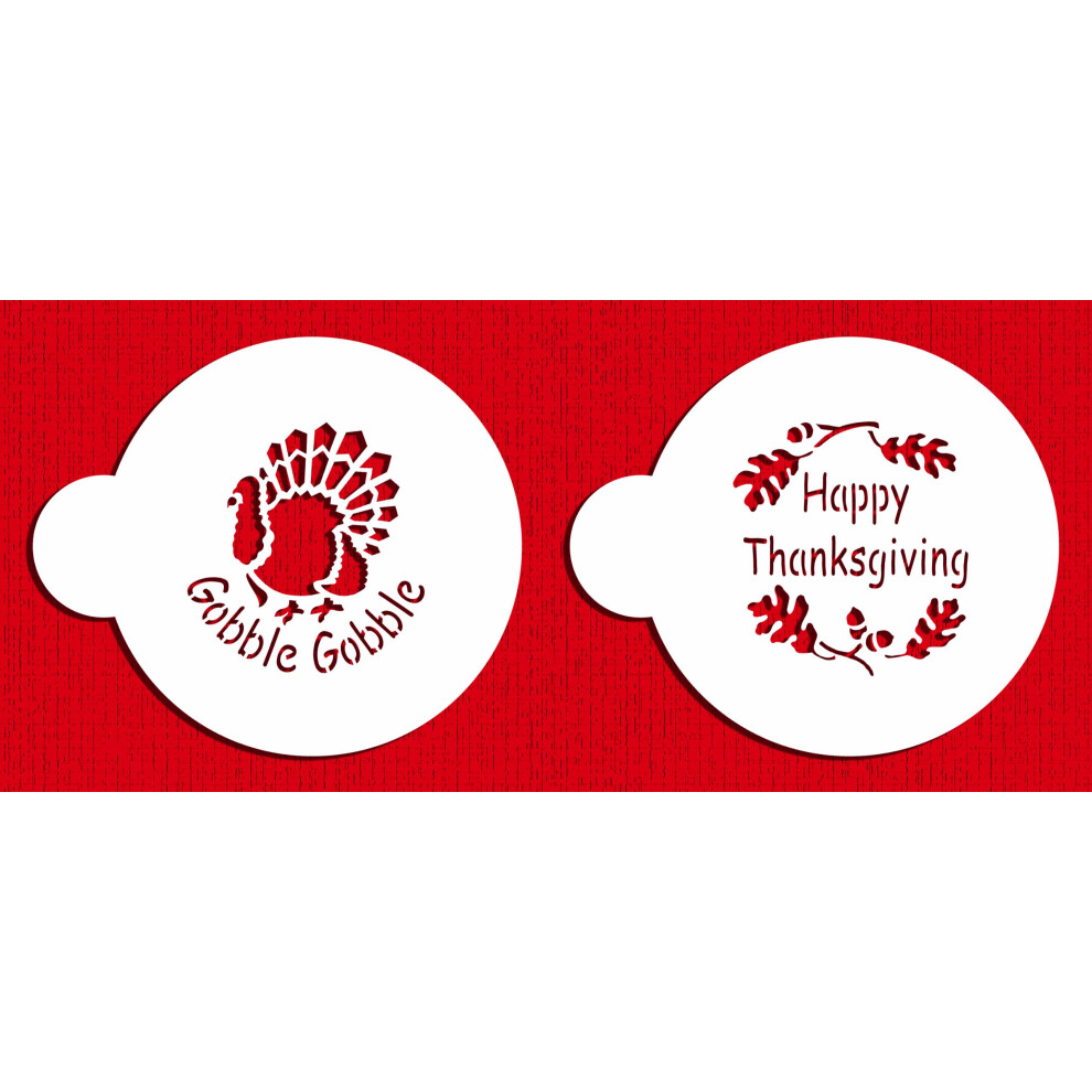 Designer Stencils Thanksgiving Cookie Set Beigehalbtransparent-image
