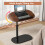 C-Shaped Flip Sofa Side End Table Small Coffee Laptop Table 45cmx30cm 4