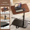 C-Shaped Flip Sofa Side End Table Small Coffee Laptop Table 45cmx30cm 10
