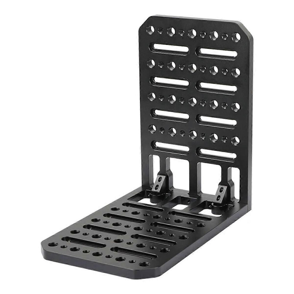 DIY Cheese Plate L Type Extension Mounting Platform with 1/4inch & 3/8inch Thread Holes for Camcorder / 12inch