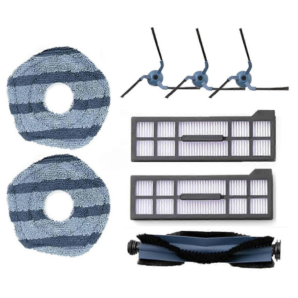 For X10 Pro Omni Replacement Parts Accessories Main Side Brush Hepa Filter Mop Cloth Dust Bags
