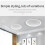 Built-In Amplifier Full Range Bluetoothback Cover Home Theater Background Music Ceiling Speaker(C) 4