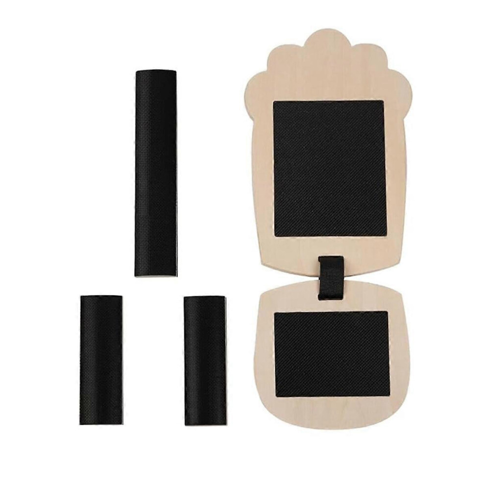 Ankle Foot Strengthener Stretcher Wood Wobble Board, Single Leg Balance Boards for Physical Therapy Ankle Stability Pad