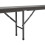 2Pcs Black Rattan Effect Plastic Outdoor Garden Folding Bench Set 6