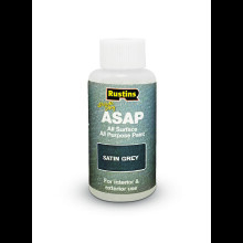 Rustins ASAP All Purpose All Surface Satin Paint Grey 50ml