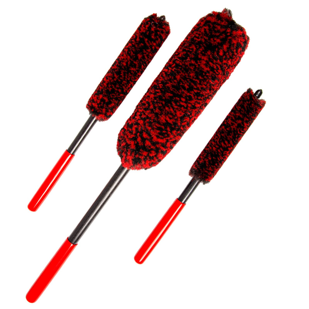 Ensemble de brosses     roue     poils souples (lot de 3) - 3 tailles de brosses synth   tiques     poils souples