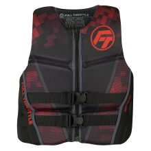 Gilet de sauvetage Full Throttle Rapid Dry Flex Back pour adulte, rouge, taille X-large