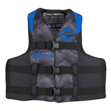 Gilet de sauvetage en nylon pour adulte Full Throttle bleu SM