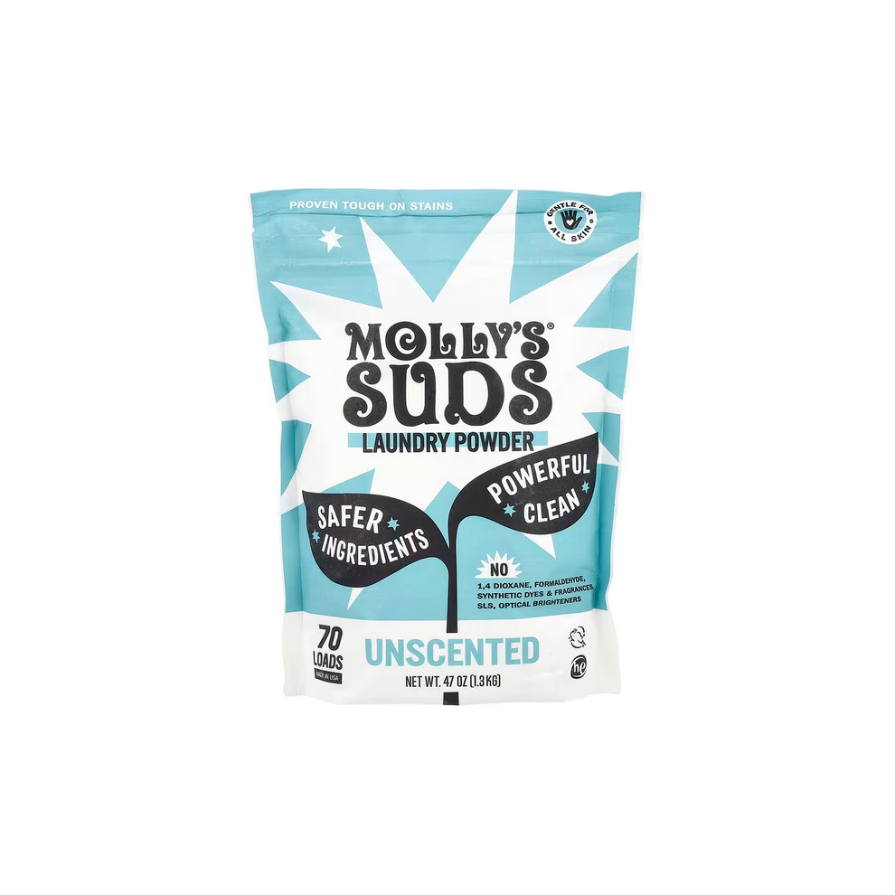 Molly's Suds, Laundry Powder, Ultra Concentrated, Unscented, 70 Loads