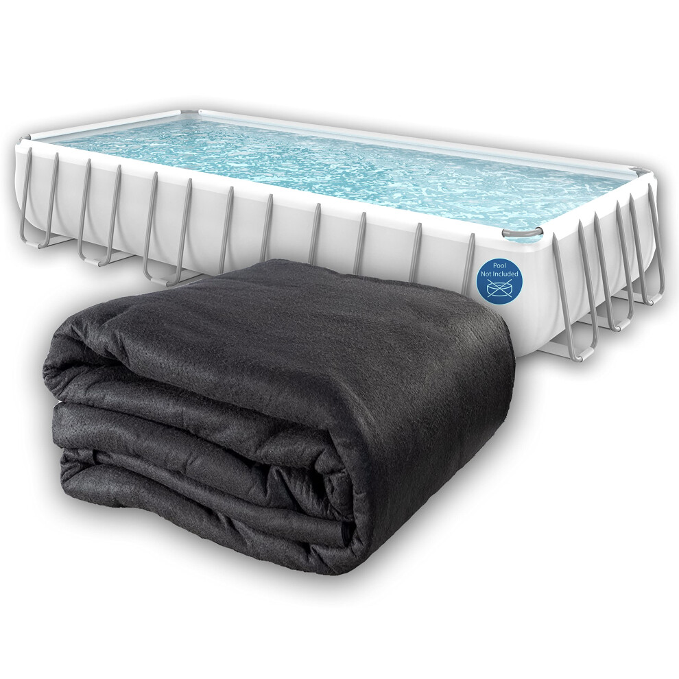 Rev Tement De Piscine Hors Sol Liner Life LL1224RE 12 X 24 Tapis De Sol R Sistant Aux Perforations En Polyester G Otextile-image