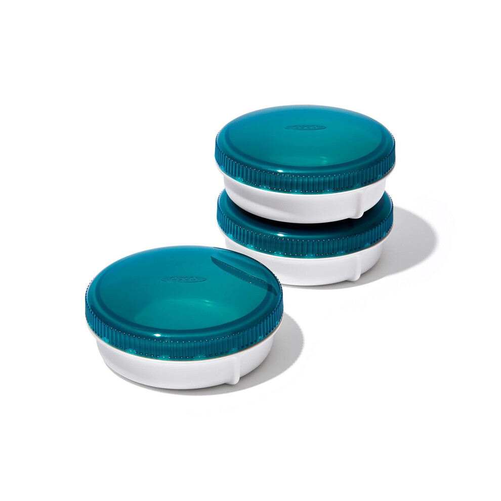 OXO Good Grips Prep  Go Leakproof Condiment Containers  3 pack