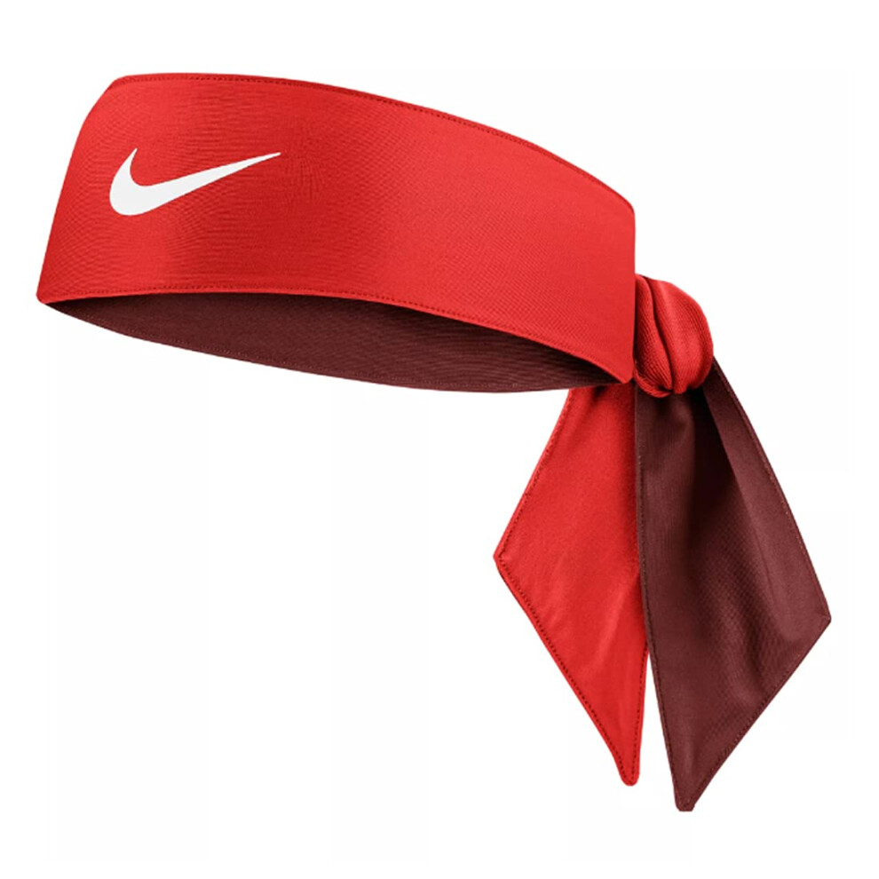 Nike Reversible Cooling Head Tie with DriFit  Unisex (RED/TEAM RED)
