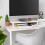 Iris USA CMS-1 ergonomisk desktop Riser 1-lags hvid 5