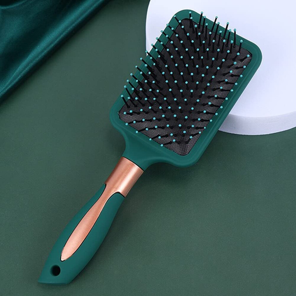 Health & Beauty > Beauty > Hair Care > Hair Colour Rn Beauty Detangling Brush Anti-Static Massage Hair Brushes With Silicone Cushion Base Nylon Bristle Pins Blow Drying Detangler Hairbrush St