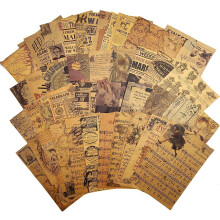 Vintage Decoupage Paper 40 Sheets Kraft Paper para scrapbooking Ef   mer para Junk Journs Planner Diy Planking Cardmaking Embelexhishments by Vilik