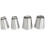 Longdex Sultan Piping Nozzle 4PCS 304 Ανοξείδωτο Ατσάλι Ρωσικοί Σωλήνες Διακόσμησης 1