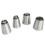 Longdex Sultan Piping Nozzle 4PCS 304 Ανοξείδωτο Ατσάλι Ρωσικοί Σωλήνες Διακόσμησης 2