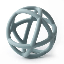 TOPGOMES Baby Teether Ball Toy  BPA Free Silicone Soft Ball Easy to Ho