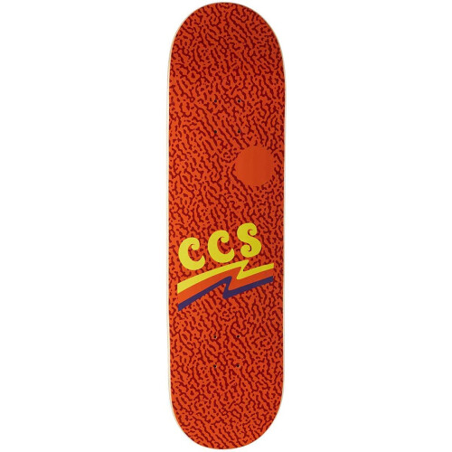 CCS [CCS] Wavy Times Skateboard Deck Orange 8.00 """"