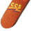 CCS [CCS] Wavy Times Skateboard Deck Orange 8.00 """" 3