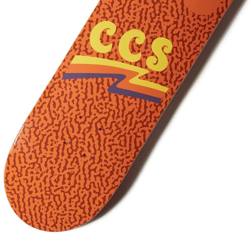 CCS [CCS] Wavy Times Skateboard Deck Orange 8.00 """" 2