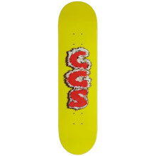[CCS] Furry Letters Skateboard Deck Yellow 7,75 """"