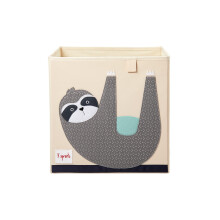 3 Sprouts Cube Storage Box - Arrang?rcontainer til b?rn og sm?b?rn Sloth