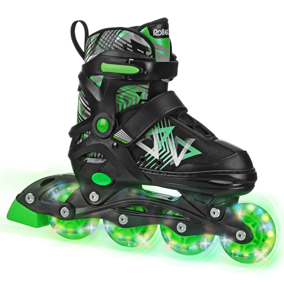 Patins     roues align   es r   glables et    clair   s Roller Derby Stryde pour jeunes, taille S