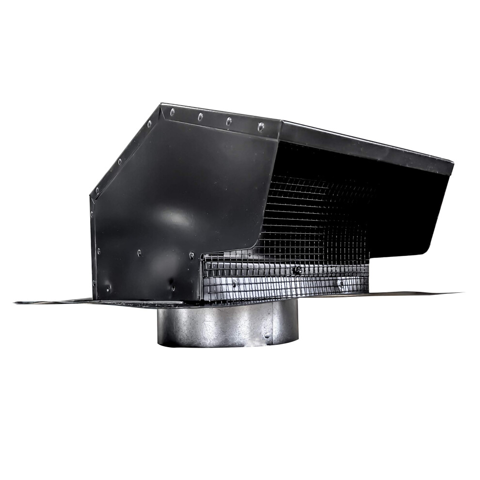 Capuchon de ventilation de toit en acier galvanis    Builder's Best 84033 avec amortisseur et d   montage