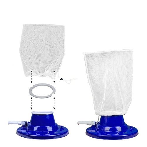 Poolmaster 28823 Deluxe Finmask Allround Poolstädningspåse, Vit 2