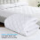 (Double 30 cm) HighLiving Waterproof Mattress Protector Elasticated Fitted Bed Sheet Hexagonal Design, 30cm 3