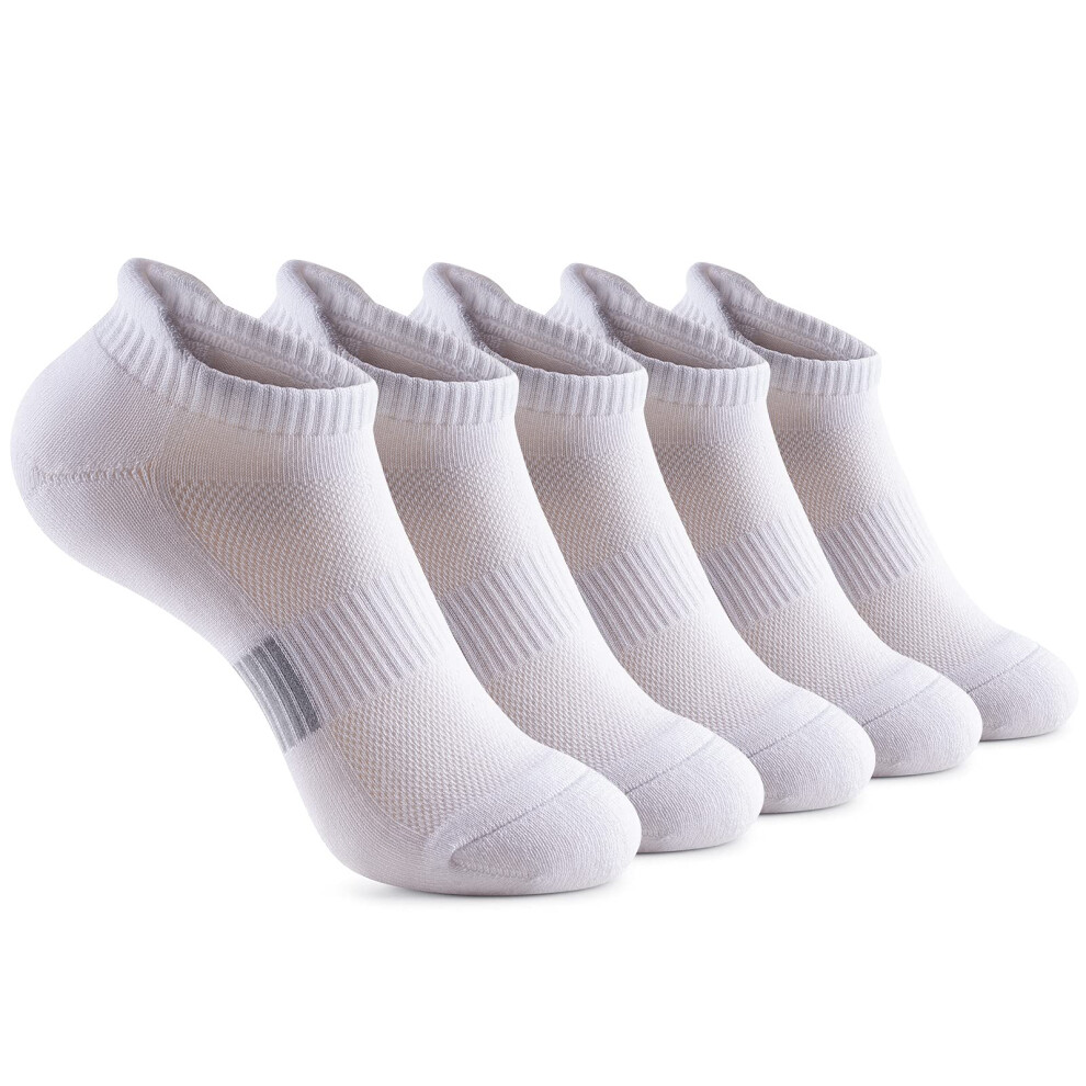 Gonii Ankle Socks Womens Running Athletic No Show Socks Cushioned 5-Pa