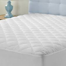 (Double 30 cm) HighLiving Waterproof Mattress Protector Elasticated Fitted Bed Sheet Hexagonal Design, 30cm